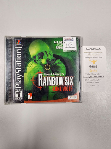 Rainbow Six: Lone Wolf 北米版　PlayStation Tom Clancy's Rainbow Six Lone Wolf PlayStation 1 Longplay No