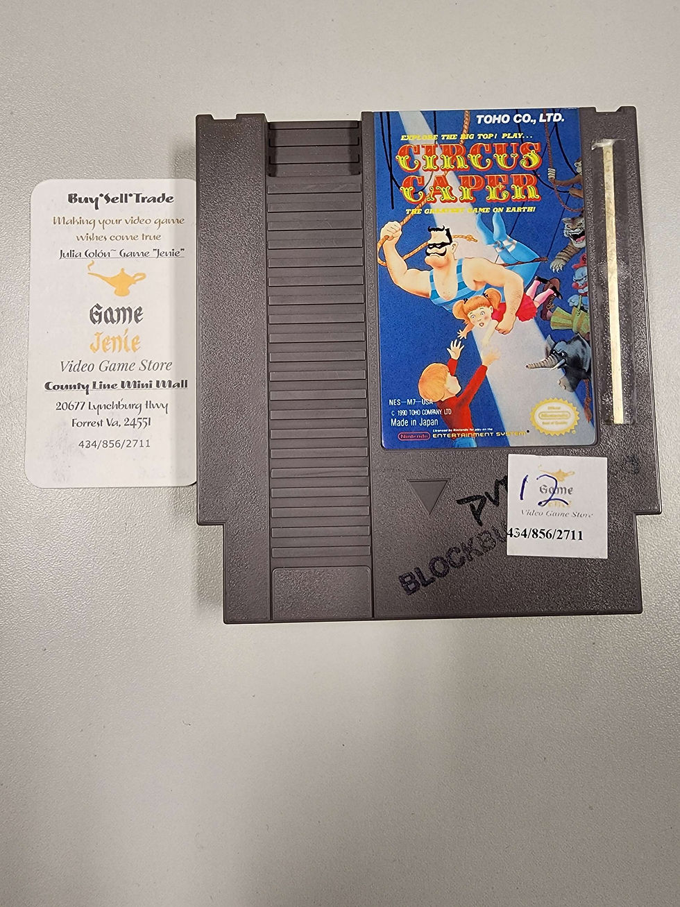 Circus Caper NES