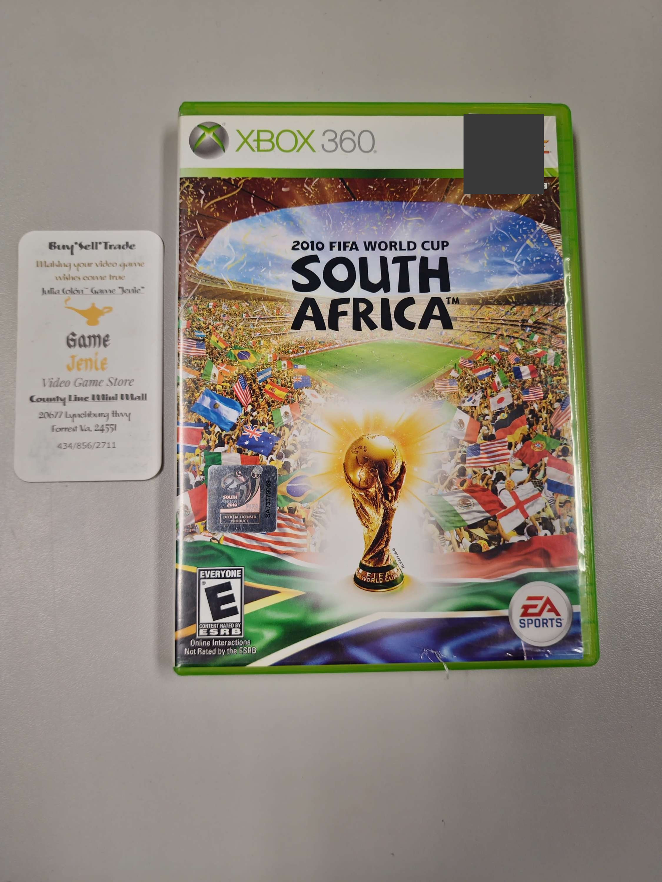 2010 Fifa World Cup South Africa Xbox 360