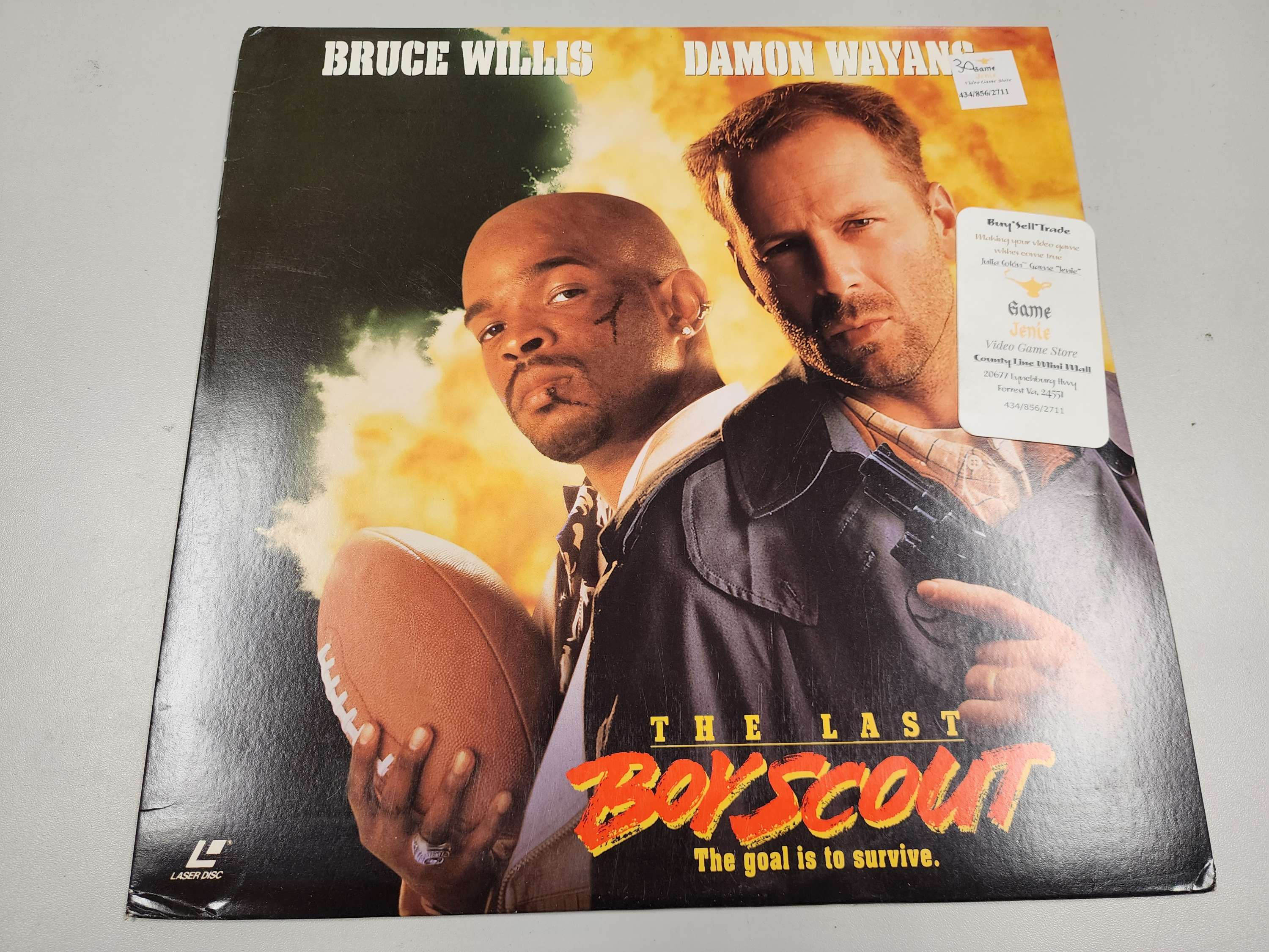 The Last Boyscout Laser Disc