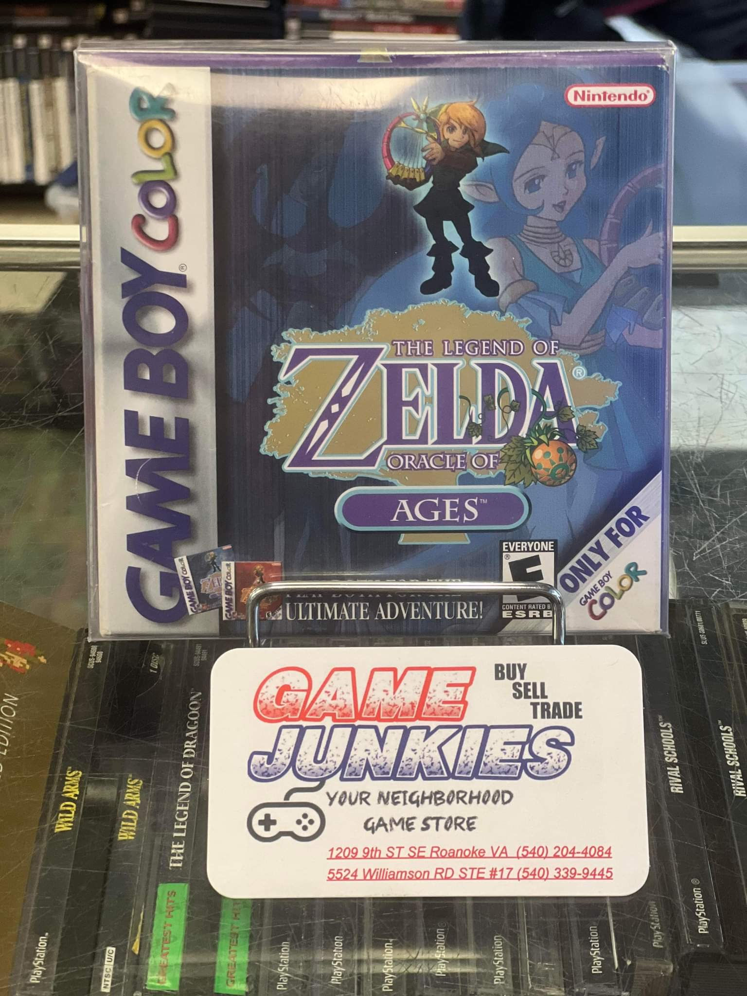 The Legend of Zelda Oracle of Ages Gameboy Color (Complete)