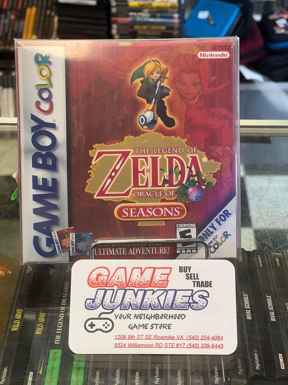 Zelda Oracle of Seasons Gameboy Color (Complete)