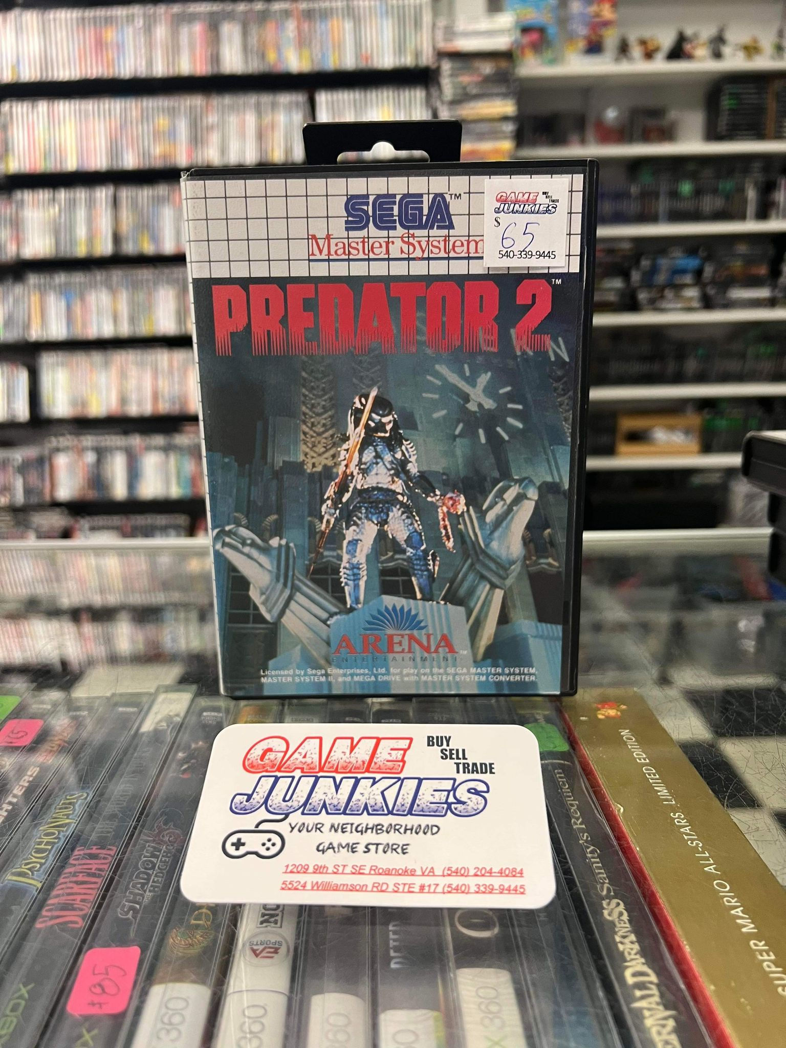 Predator 2 Sega Master System