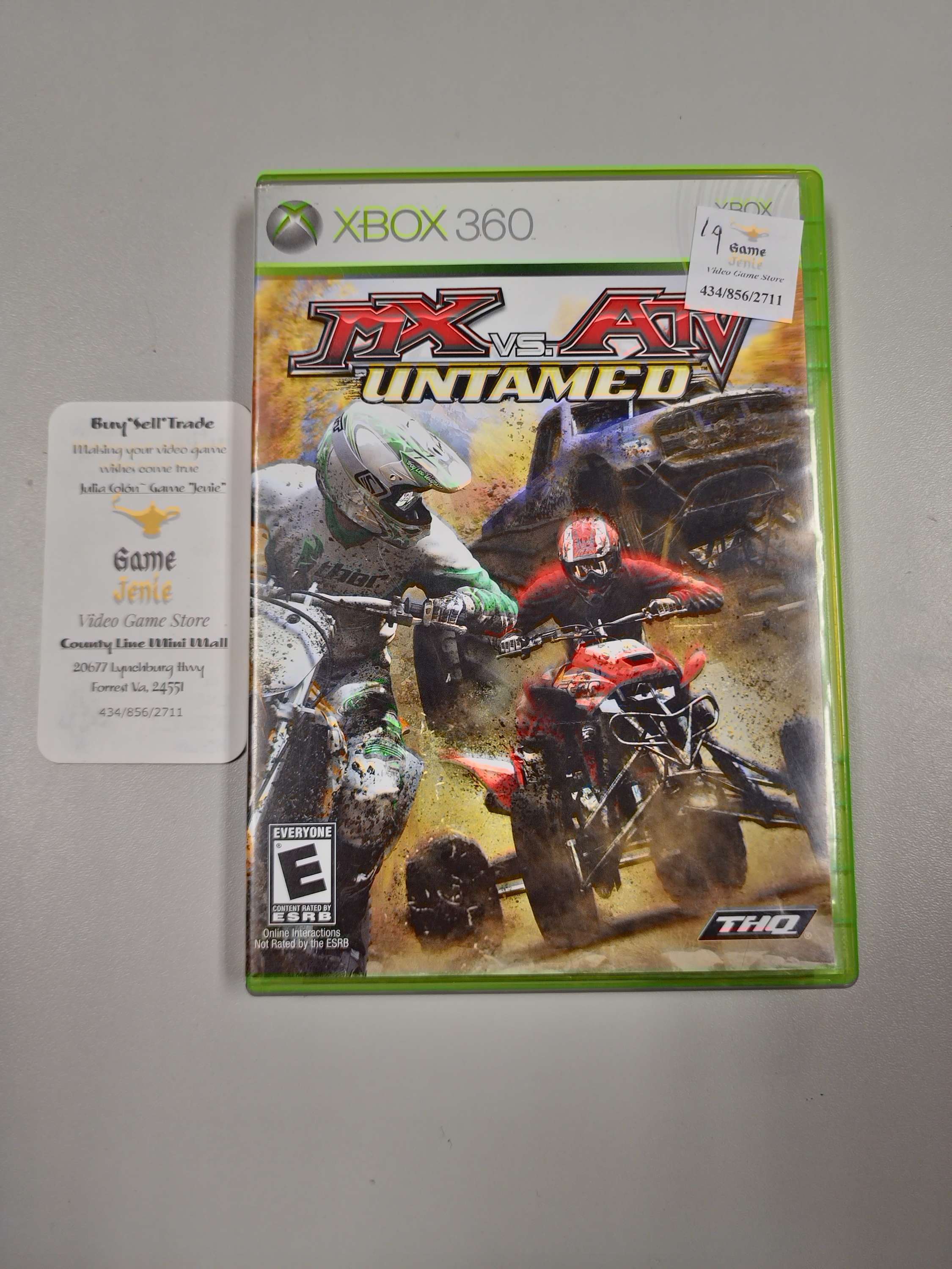 MX Vs ATV Untamed Xbox 360
