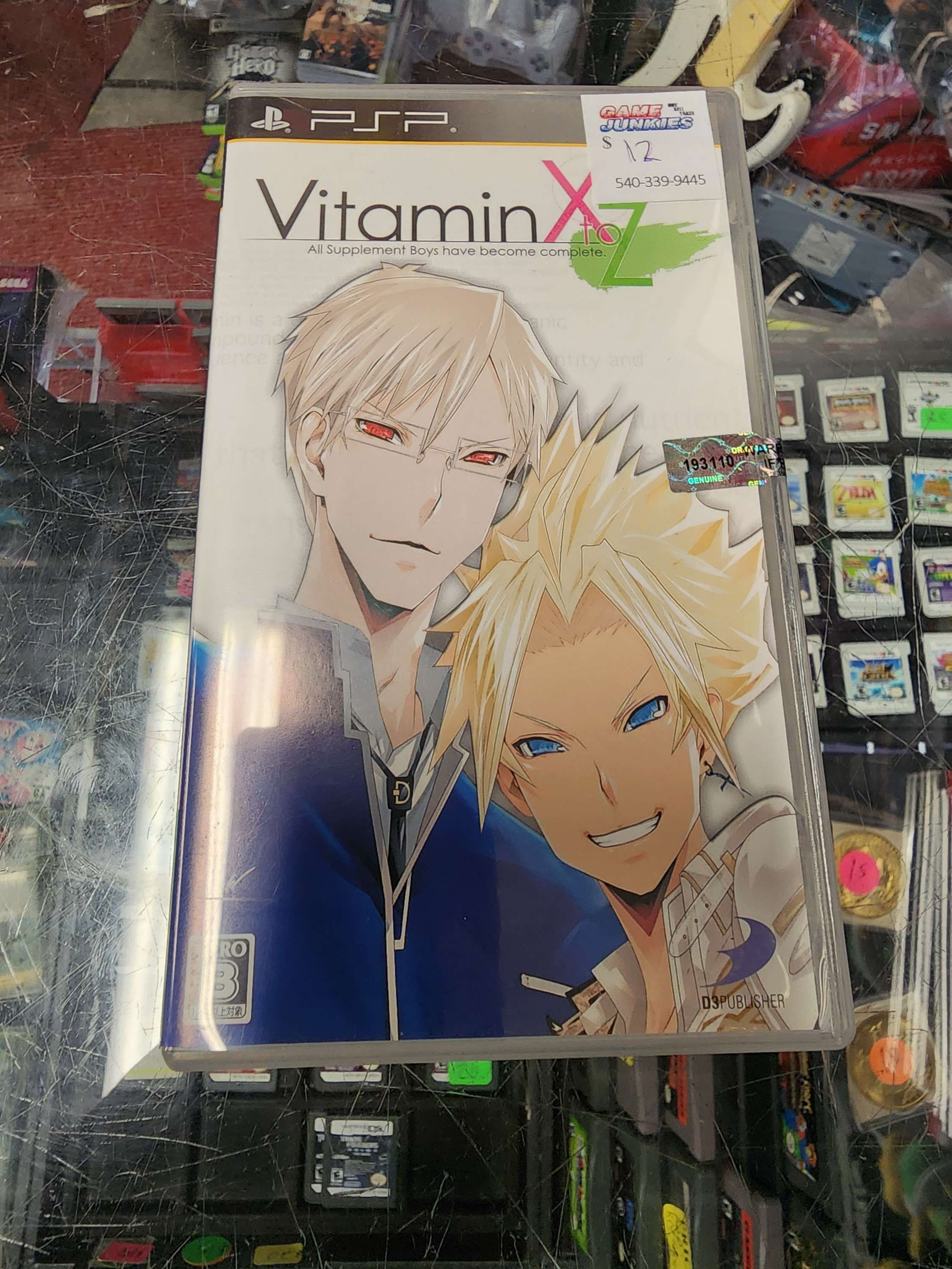 Vitamin X to Z Import PSP