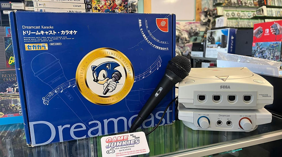 Dreamcast w/ Kareoke In Box System