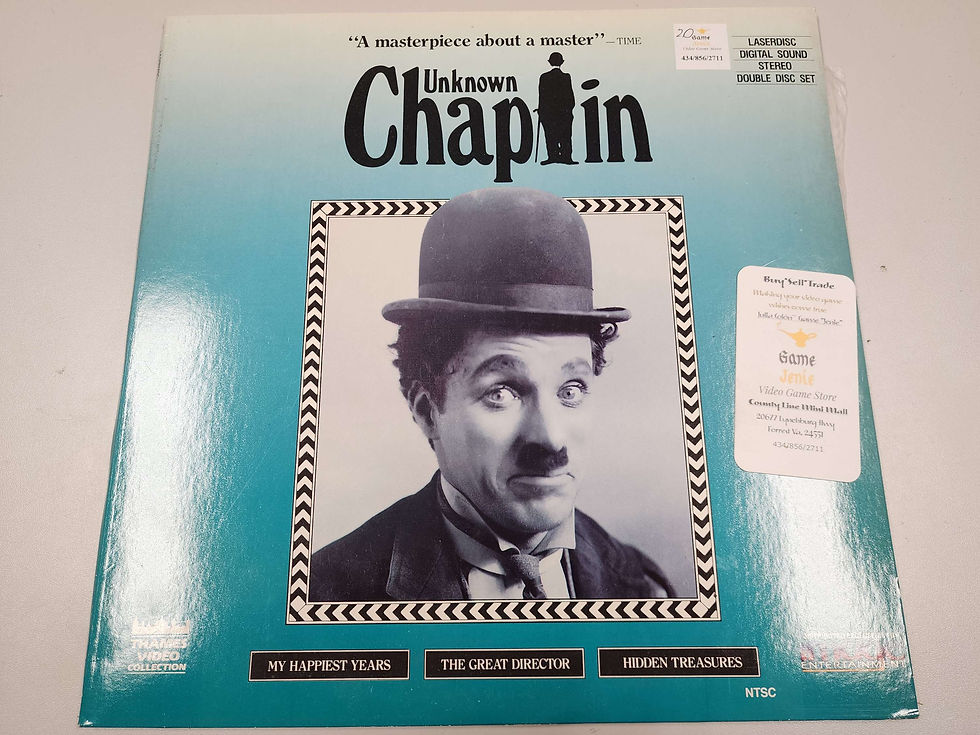 Unknown Chaplin Laser Disc