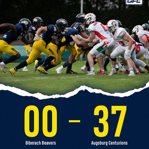 Endstand vs Augsburg Centurions
