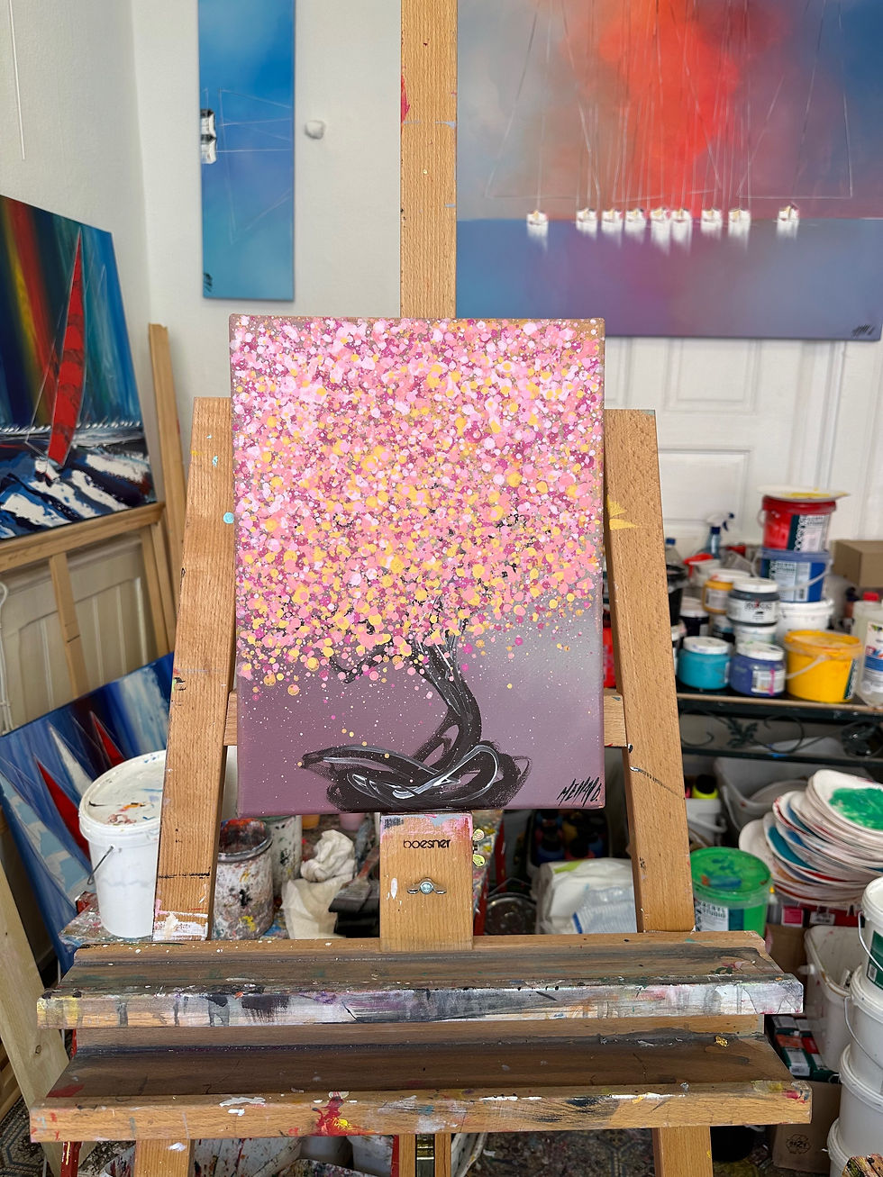 Miniature : Coucher de soleil... | 30x40cm