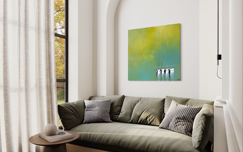 Miniature : Espoir à l'horizon… | 80x80cm