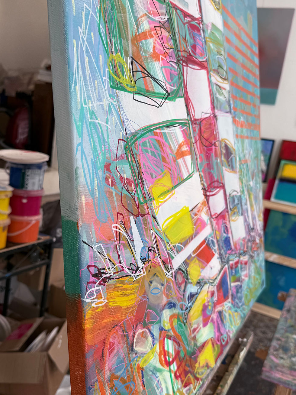 Miniature : Summer race… | 90x90cm