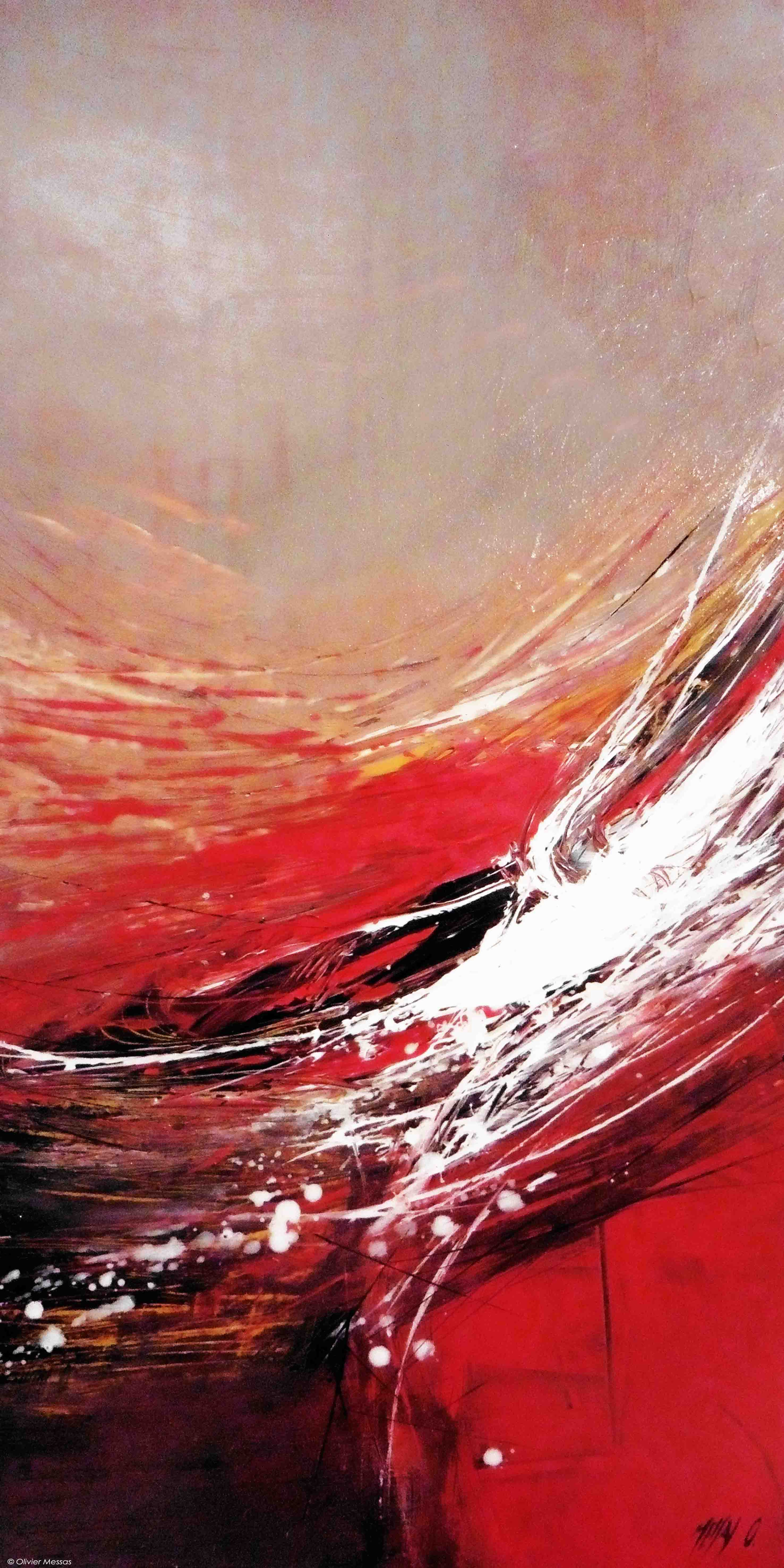 Tempérament de feu... | 100x50cm