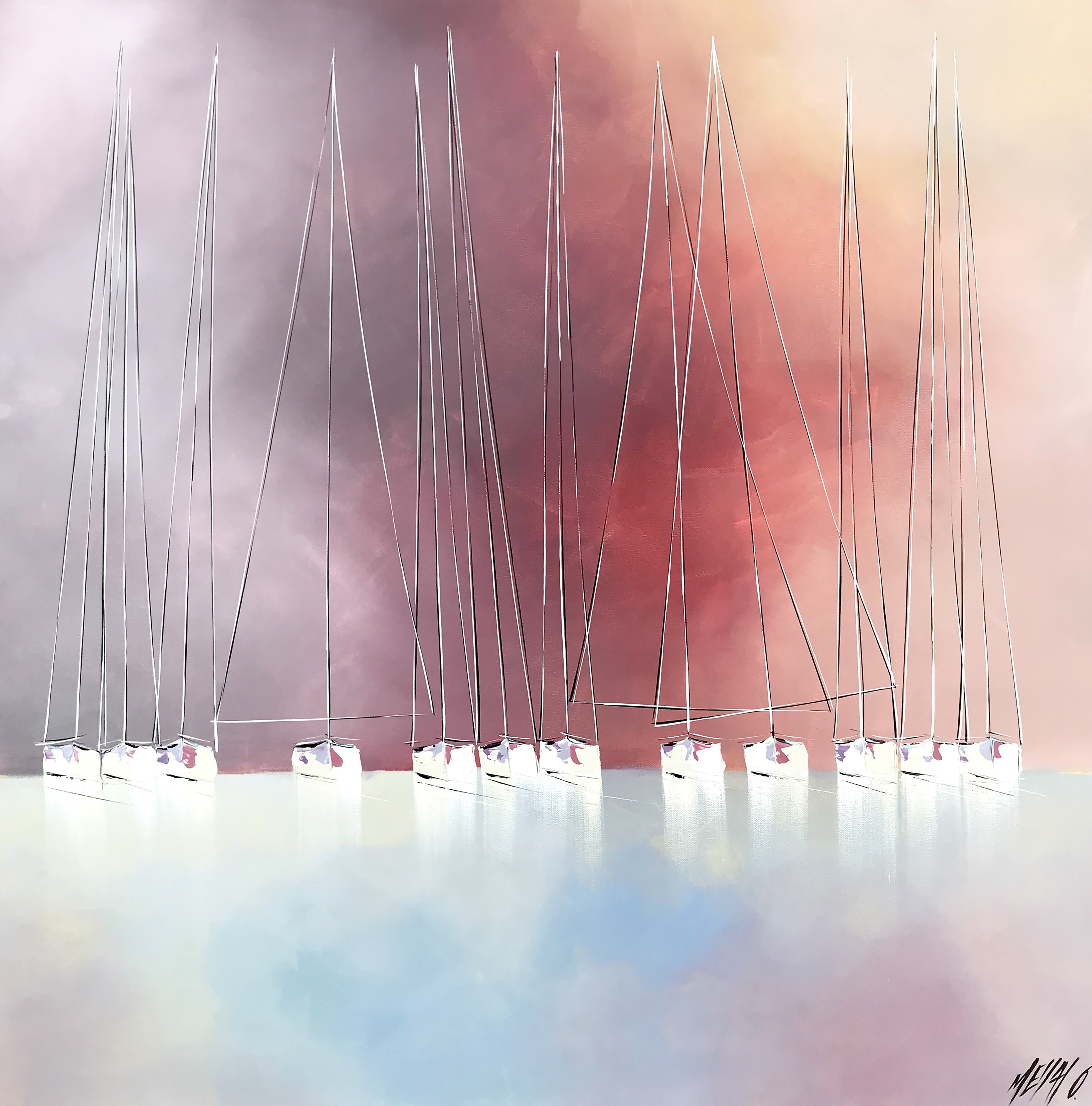Sérénité... | 100x100cm