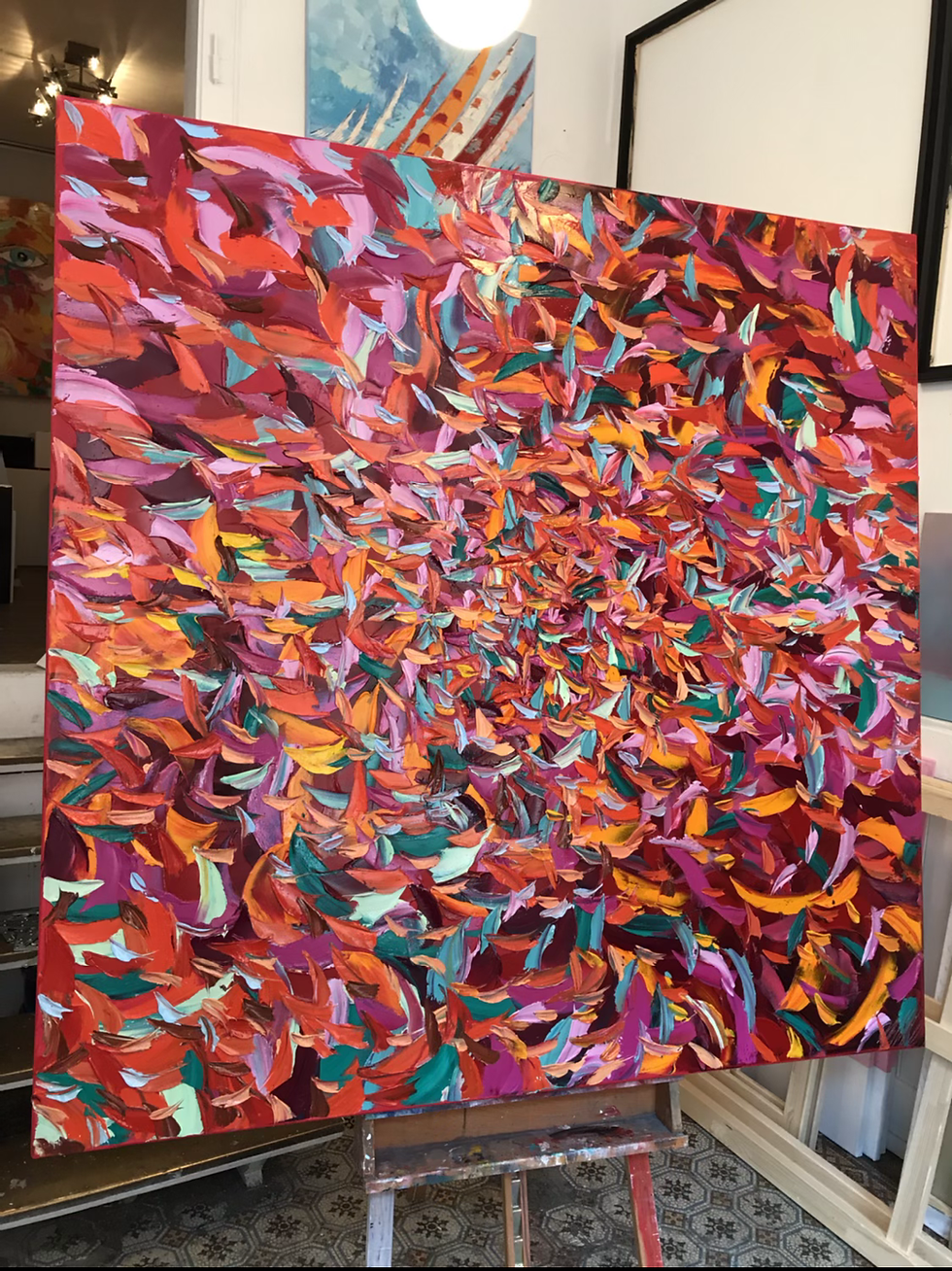 Miniature : Liberté... | 150x150cm🔴