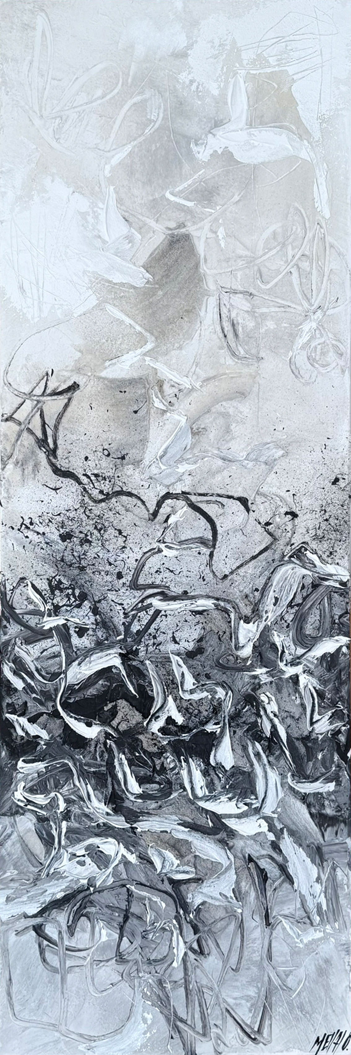 L'envolée des goélands... III | 40x120x7cm