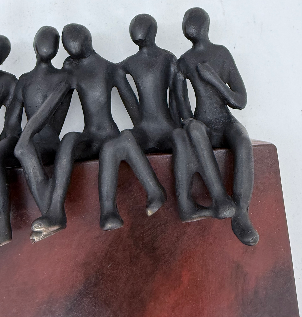 Miniature : La bande de copains... (bloc rouge) | 25x18x5cm