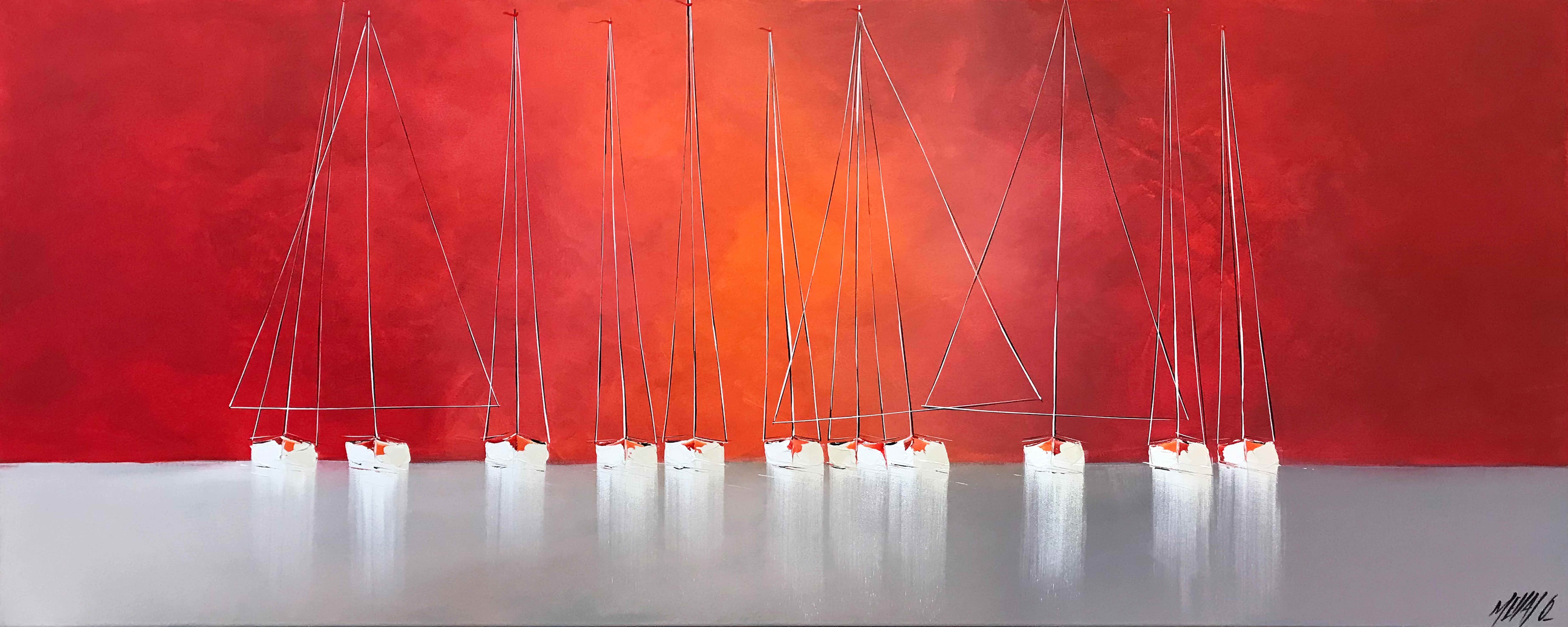 Lumière du soir, Espoir... | 60x150cm