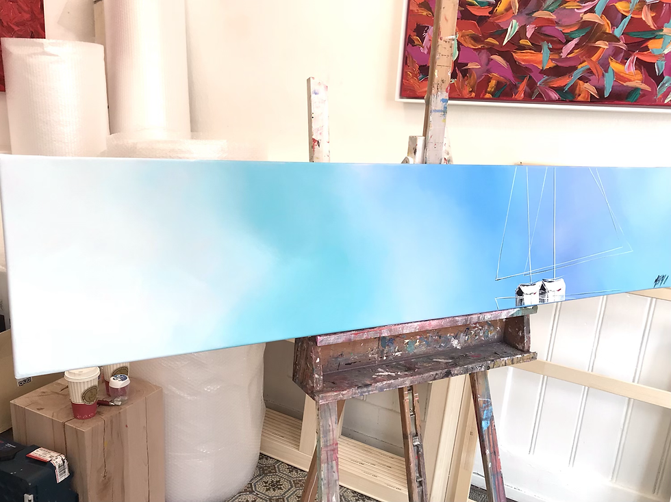 Miniature : À l’infini... | 30x150cm