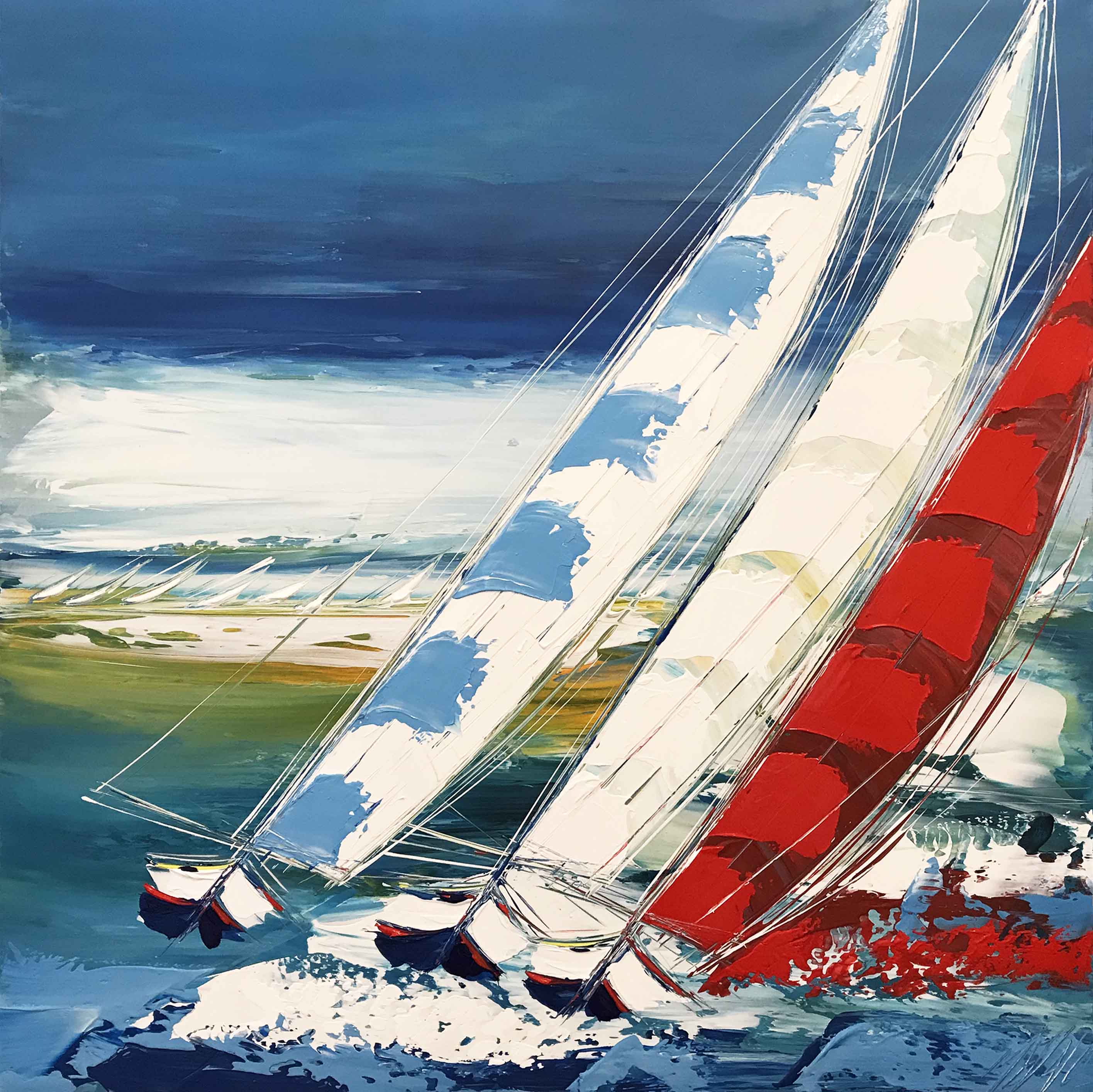 Évasion en mer II | 80x80cm