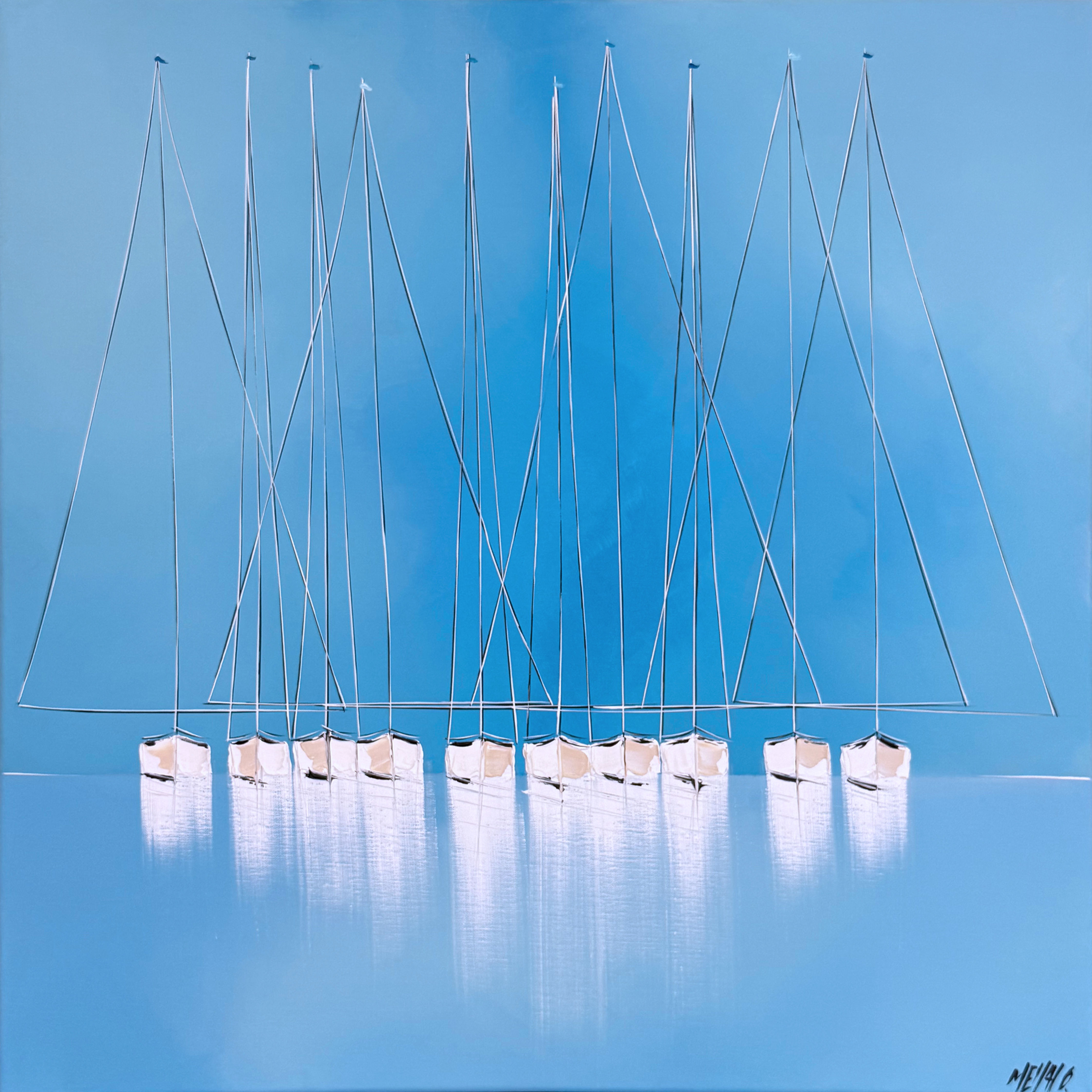 Calme en mer… | 80x80cm