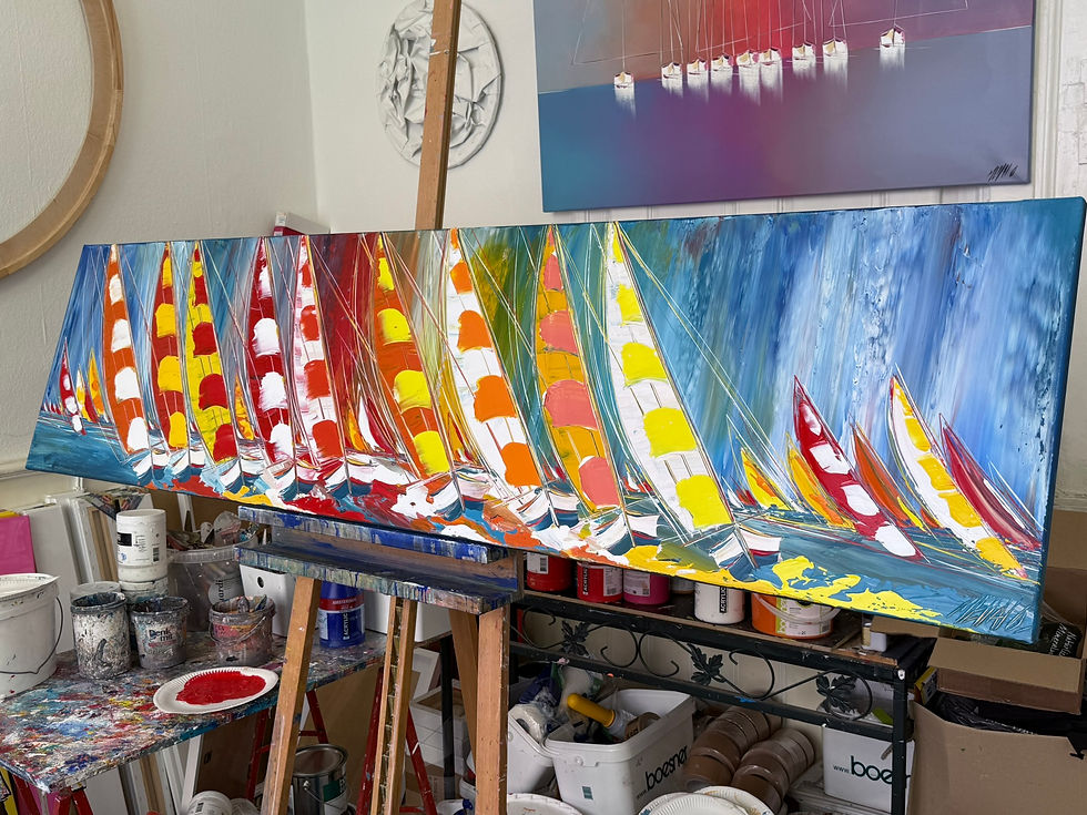 Miniature : Liberté à l'horizon… | 200x50cm