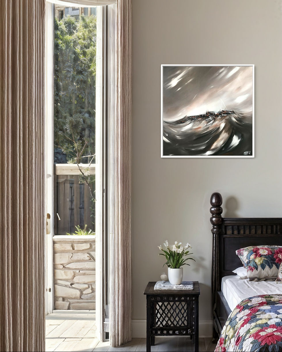 Miniature : Belle île en mer... | 70x70cm