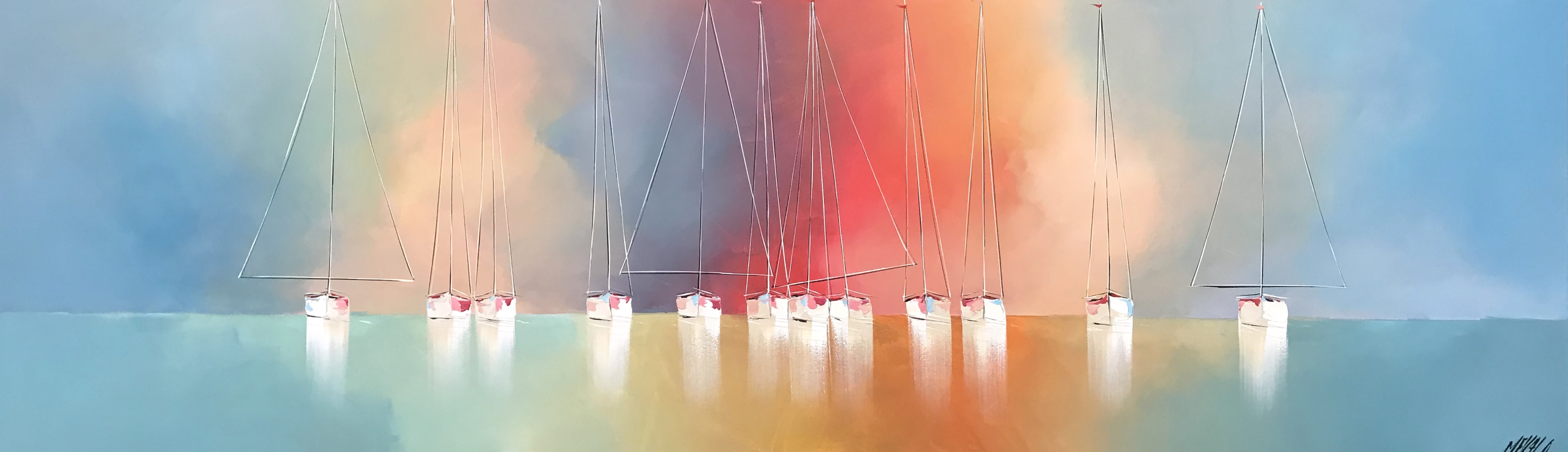 Un été en mer... | 60x200cm