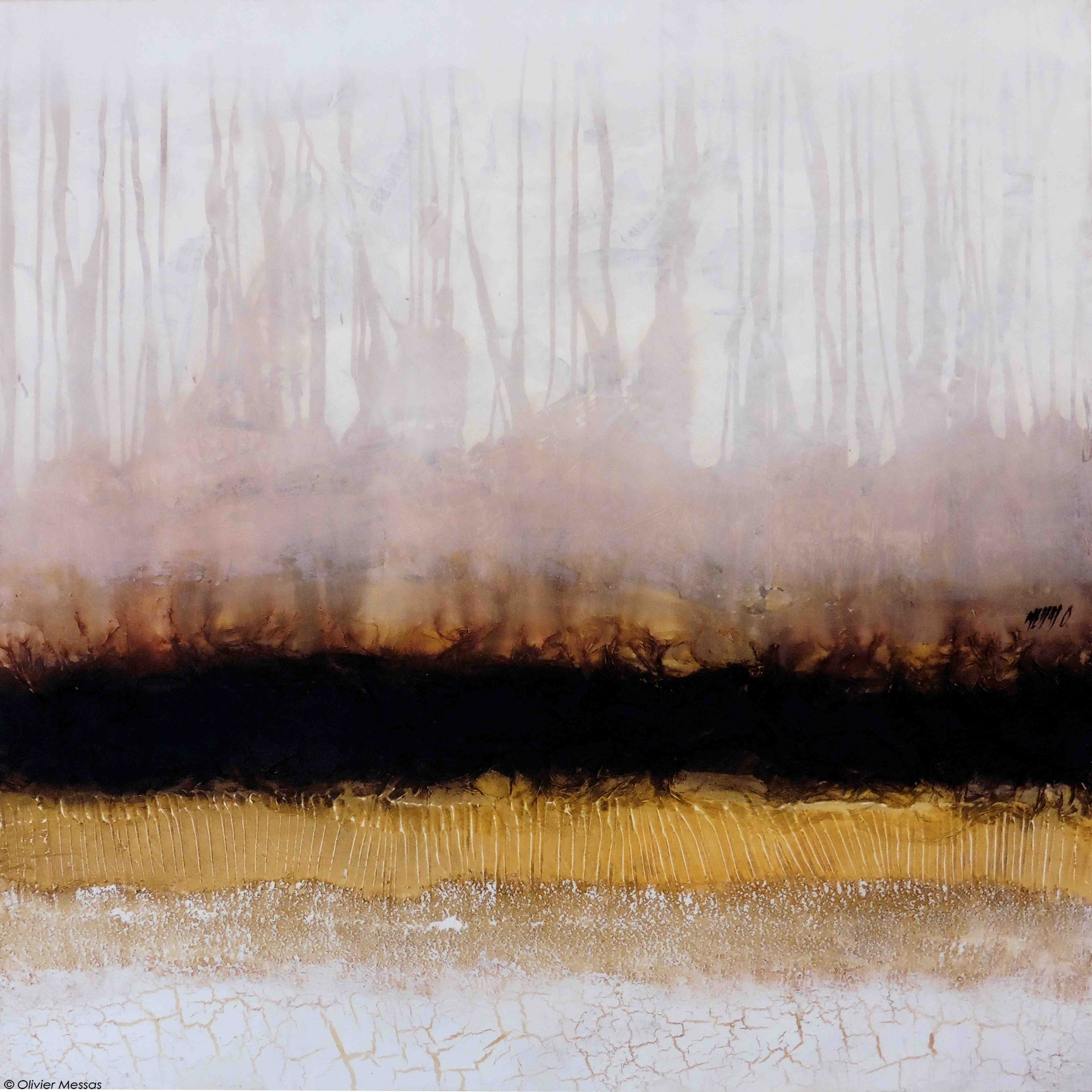 De brume et de lumière II, 100x100cm