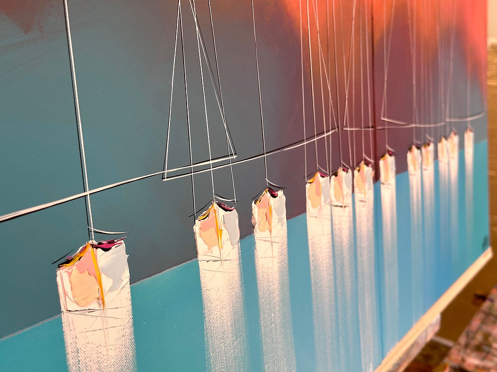 Miniature : Jeux de reflets… | 120x80cm 