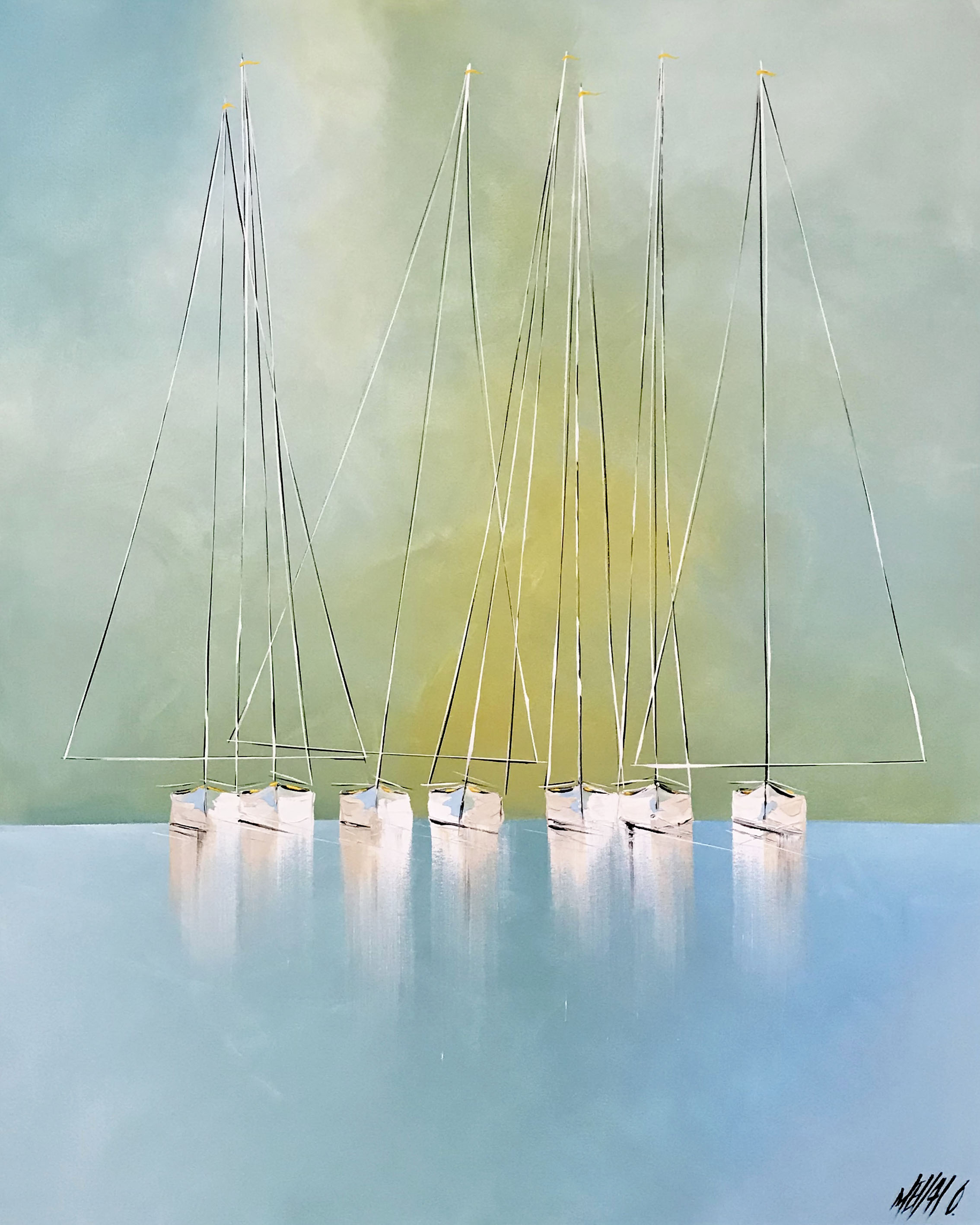 Un air de printemps... | 100x80cm