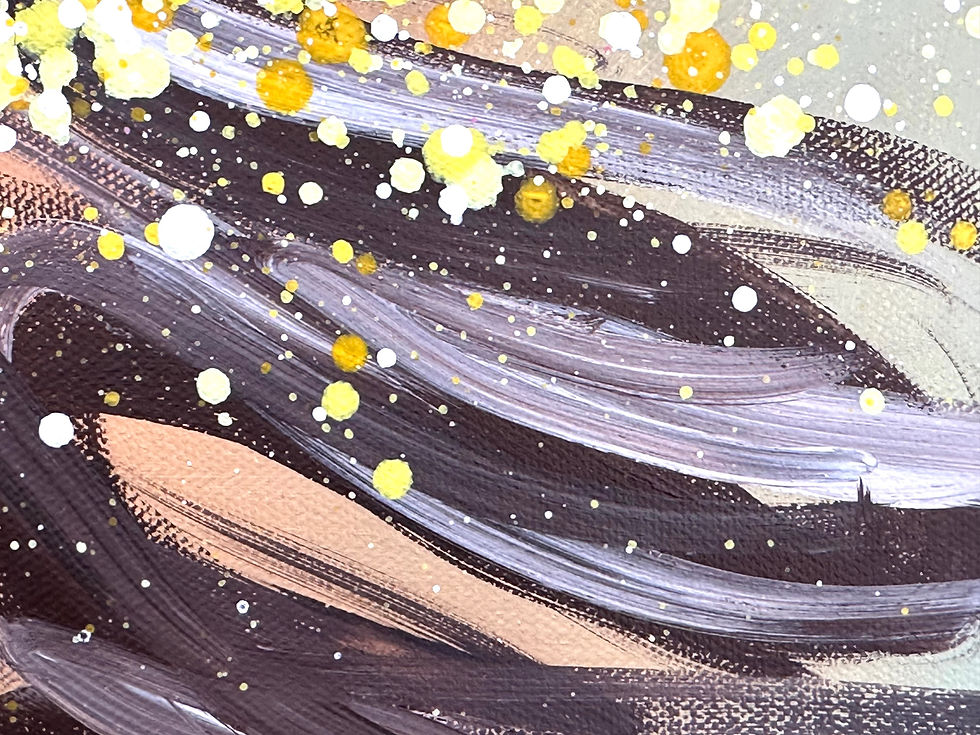 Miniature : Les lumières du Mimosa... | 50x50cm