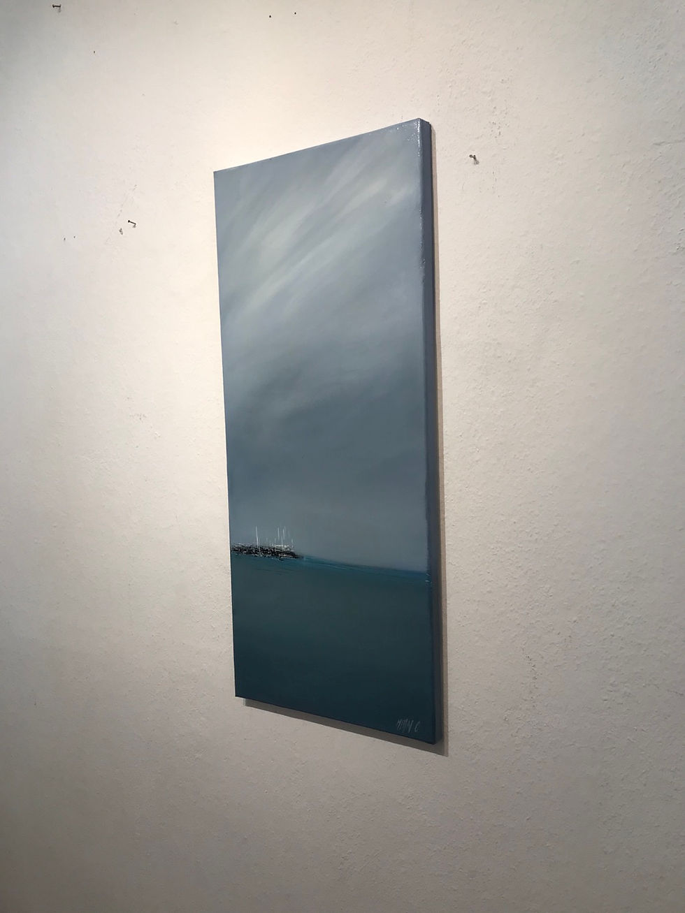 Miniature : L’île au loin... | 70x30cm