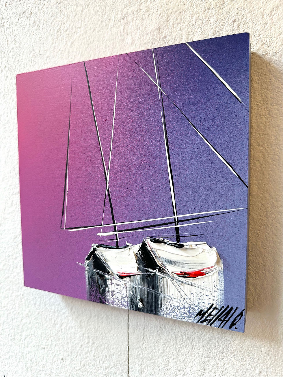 Miniature : Voyage à deux… | 20x20x3cm