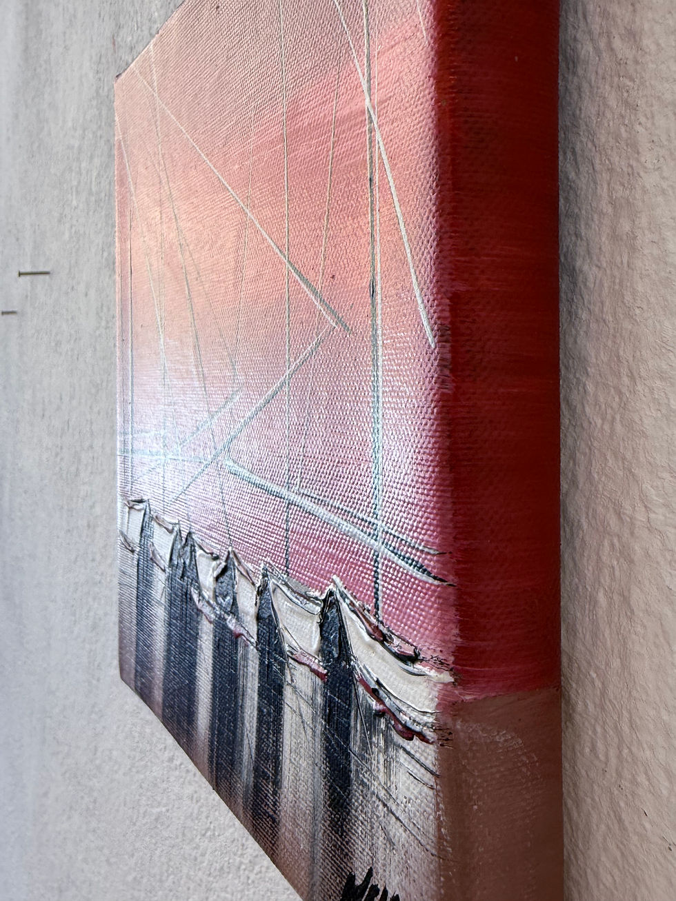 Miniature : Horizon rouge... | 20x20cm