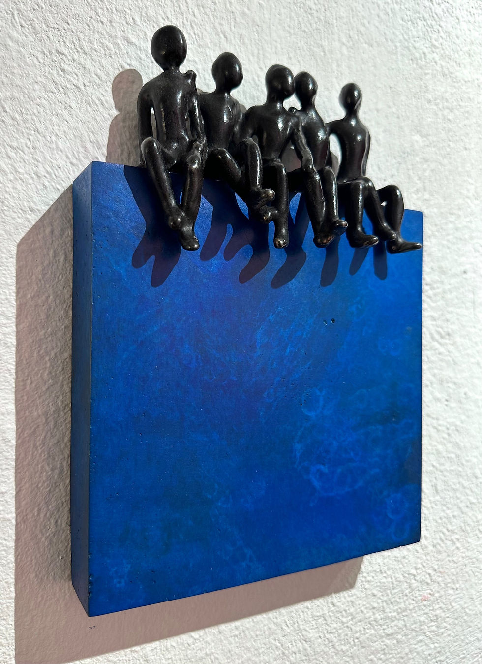 Miniature : Les meilleurs amis... (bloc bleu) | 25x18x5cm