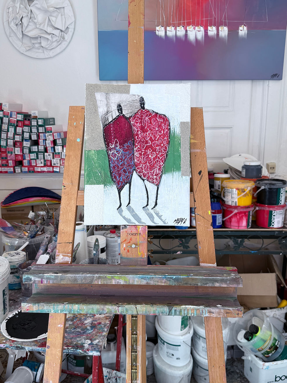 Miniature : Notre histoire… IV | 30x40cm