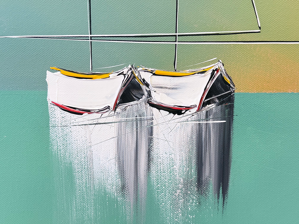 Miniature : Au fil de l’horizon… | 60x60cm