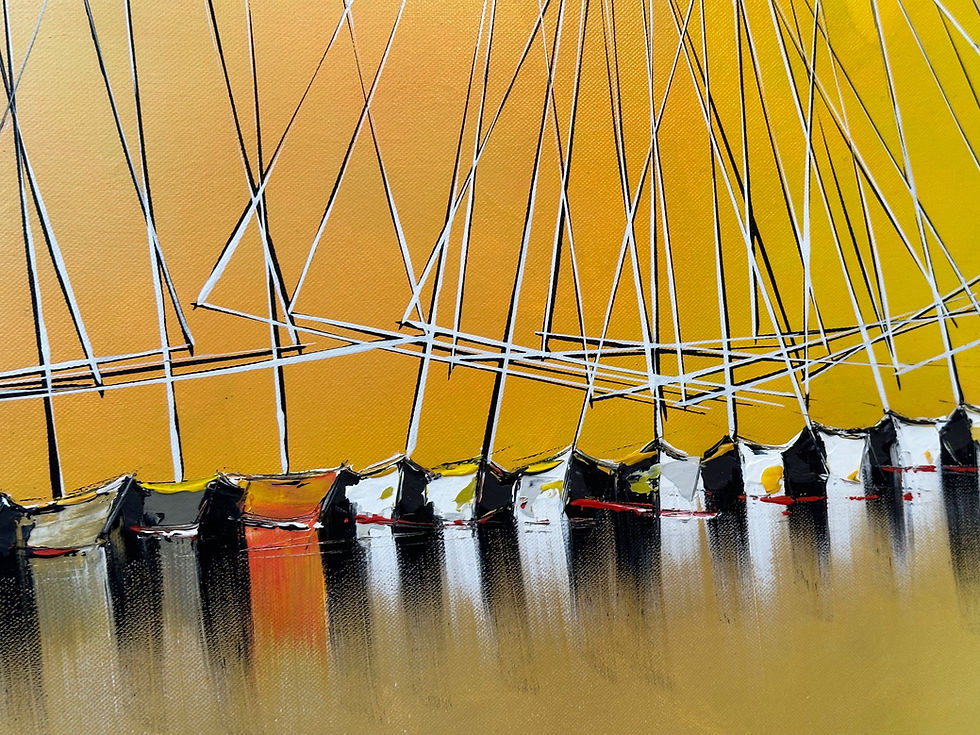 Miniature : Horizon de lumière…  | 100x100cm