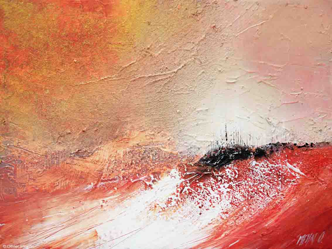 L'île au loin... - 30cm x 40cm