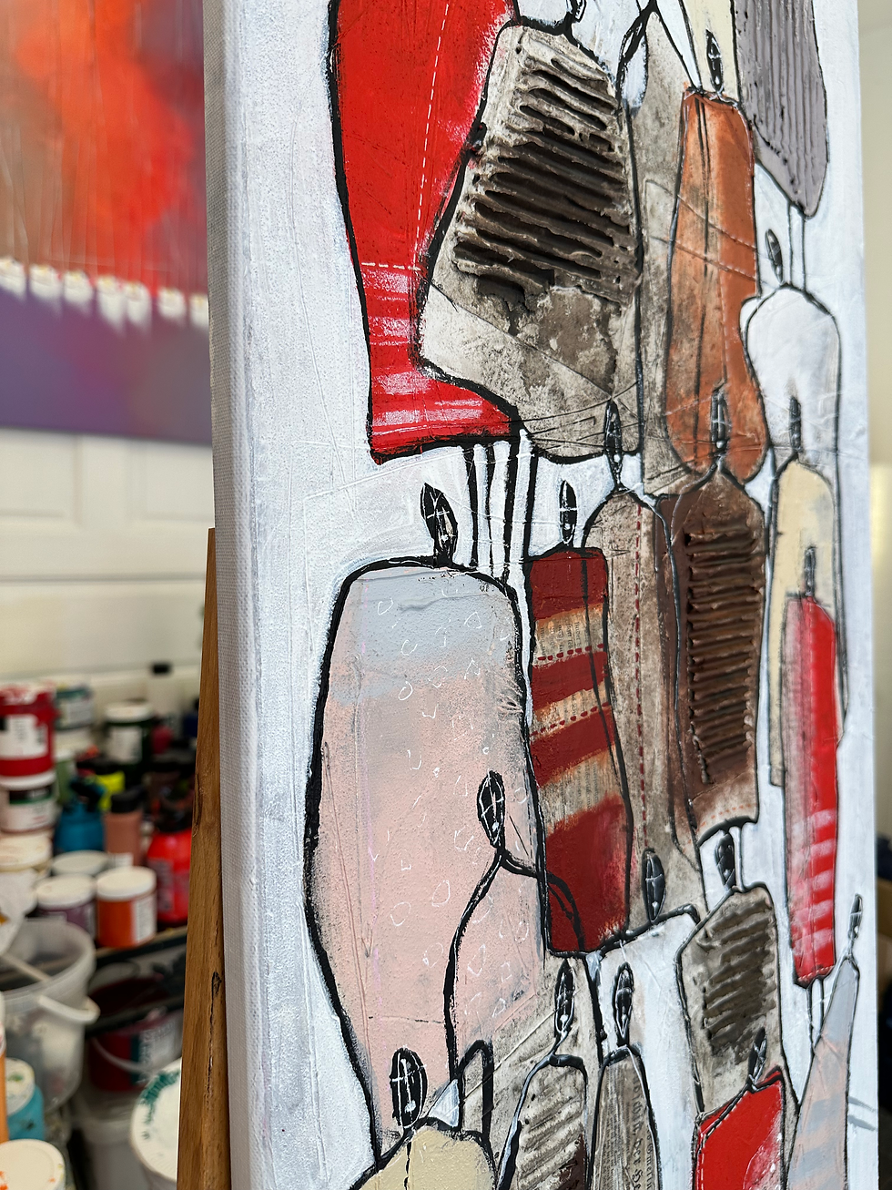 Miniature : Together… I | 40x120cm
