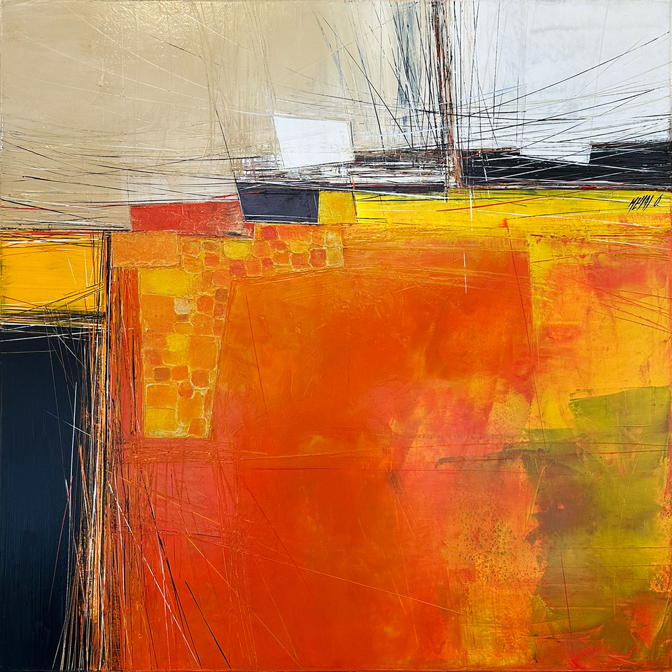 HO CHI MINH VILLE... | 100x100cm