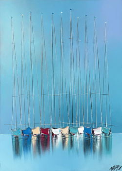 Eau turquoise... | 50x70cm