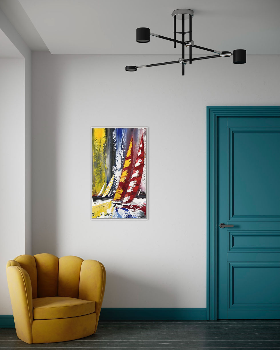 Miniature : Couleurs de voile... II | 100x60cm