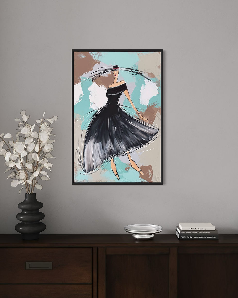 Miniature : Les tulipes noires... I | 60x90cm