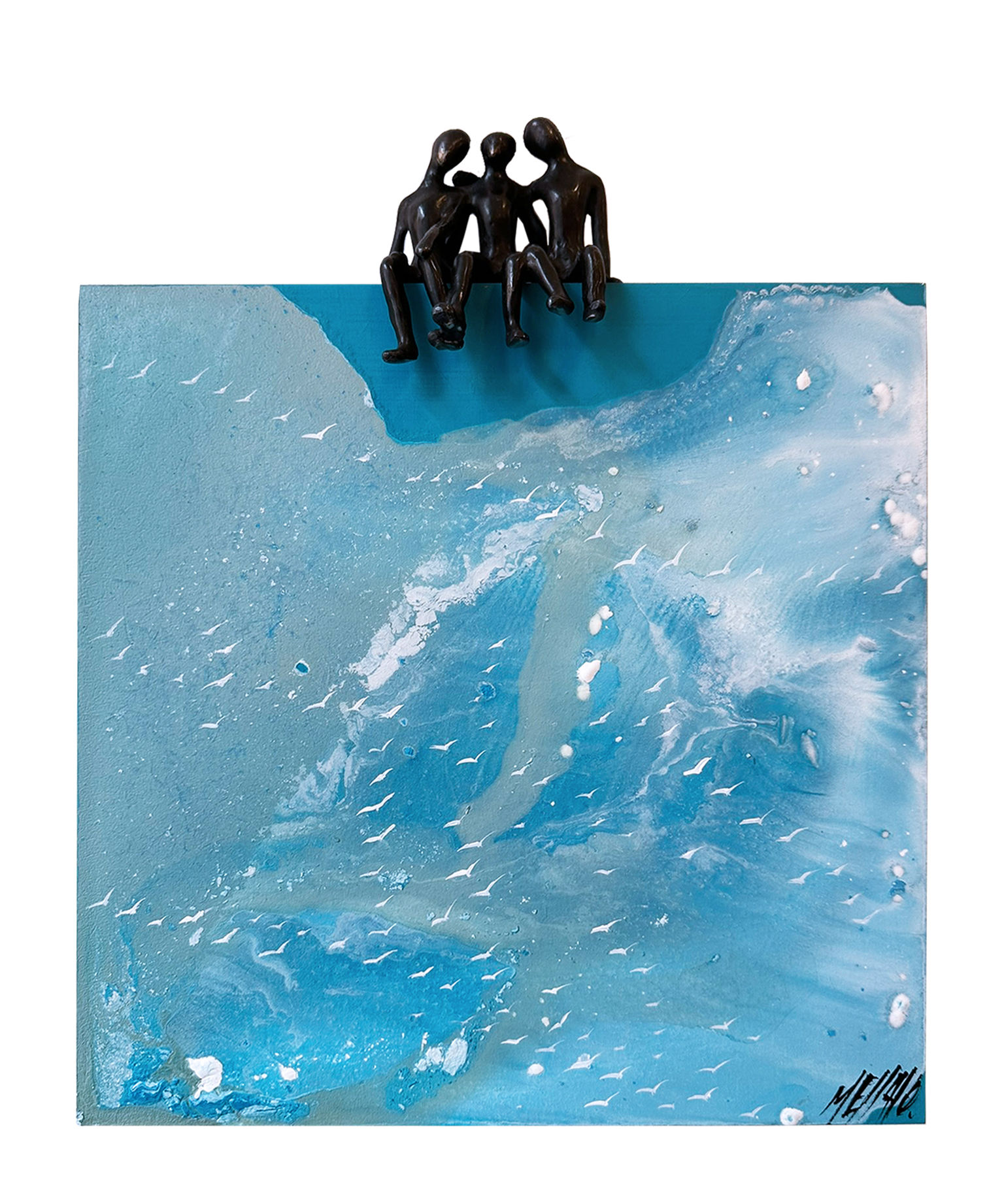 Jamais deux sans trois... | 30x36x3cm