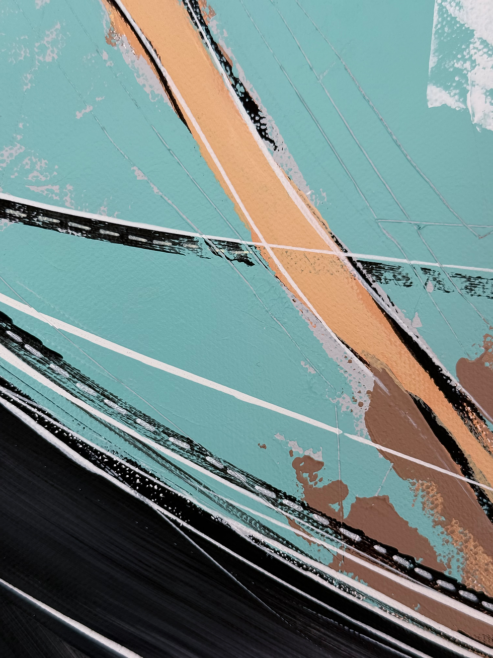 Miniature : Les tulipes noires... I | 60x90cm