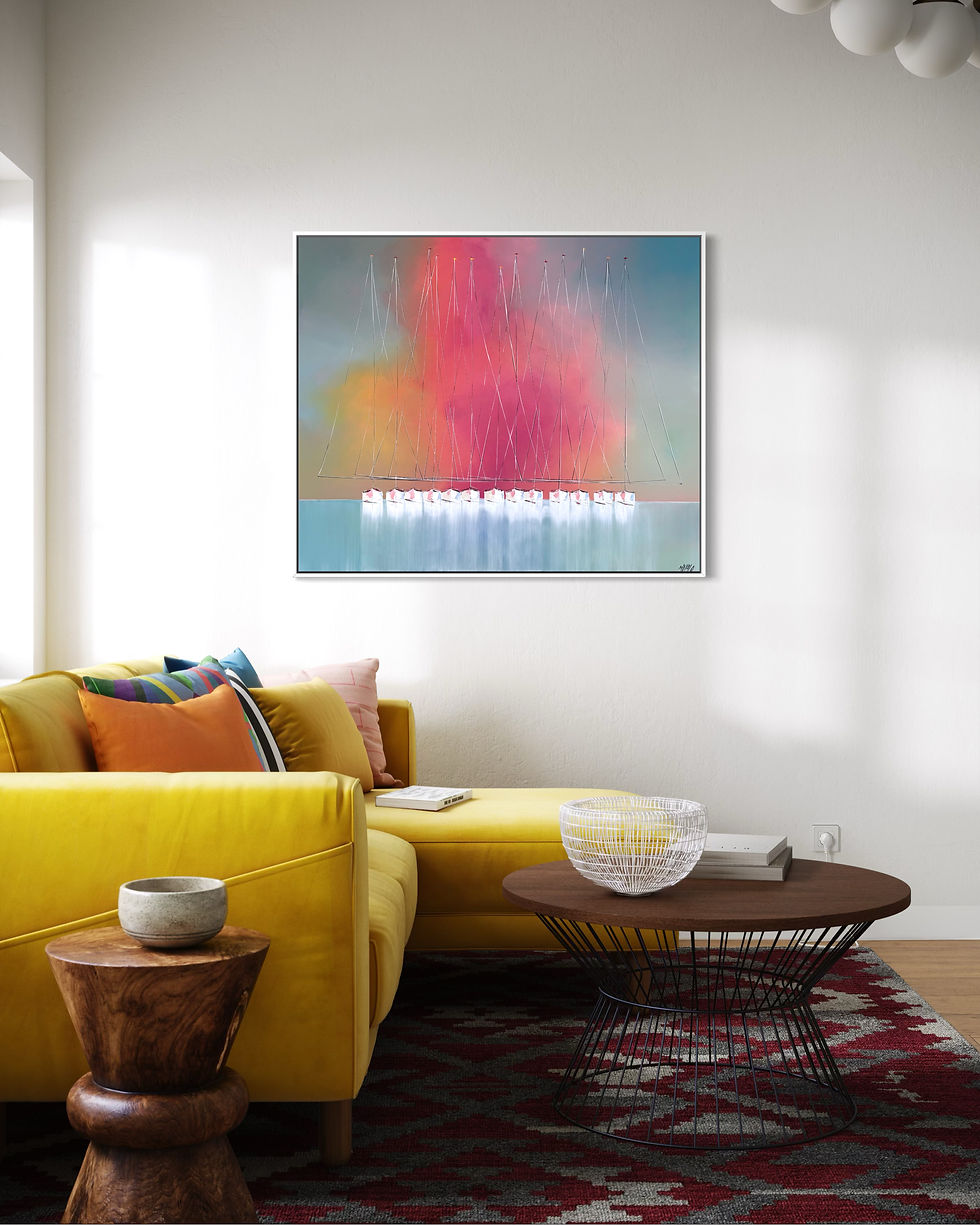 Miniature : Bonheur à l'horizon… | 120x100cm
