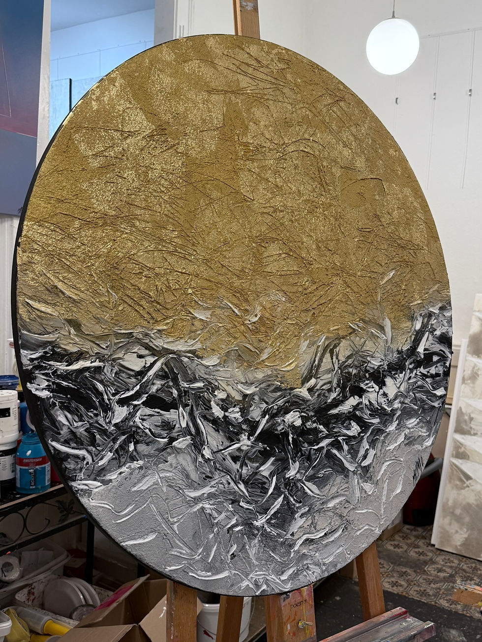 Miniature : Un horizon d'or et de lumière... | 100x2cm