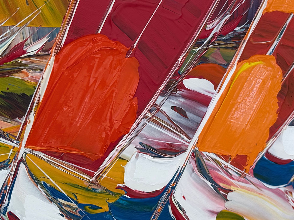 Miniature : Entre vent et voile … | 60x90cm