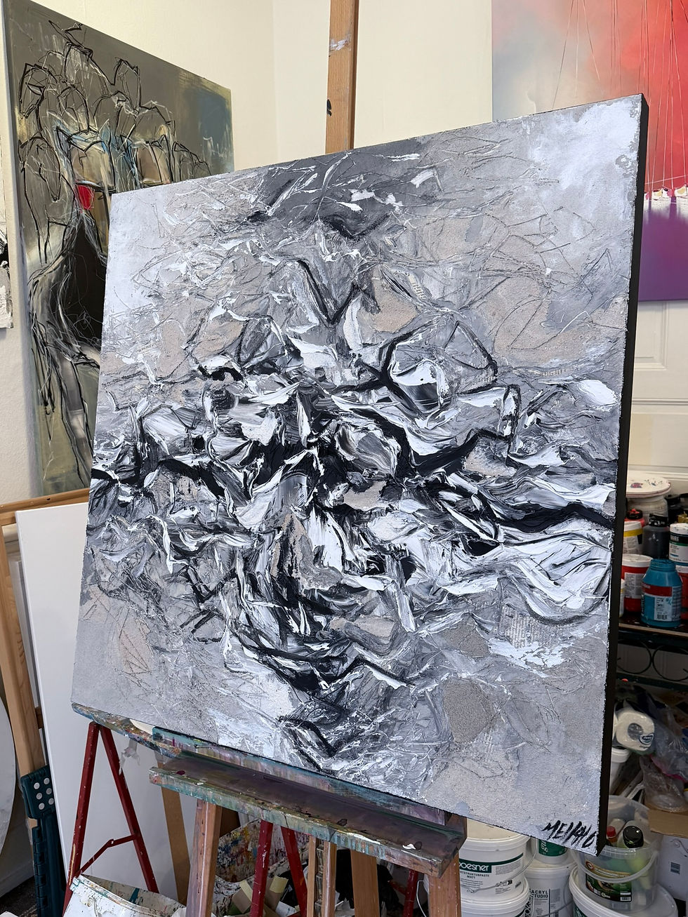 Miniature : Le cri des mouettes... | 100x100cm